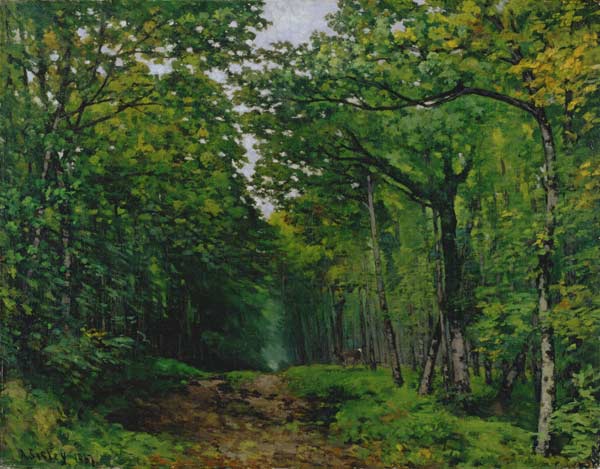 The Avenue of Chestnut Trees at La Celle-Saint-Cloud von Alfred Sisley