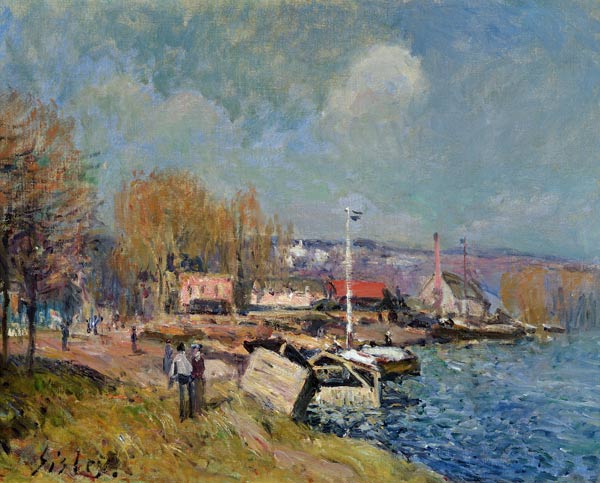 The Seine at Port-Marly von Alfred Sisley