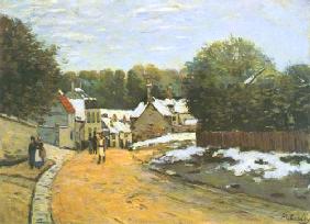 Erster Schnee in Louveciennes 1870