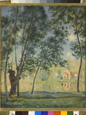 Flusslandschaft. 1890