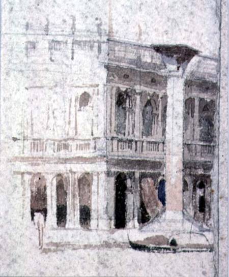 A Building in Venice, near St. Mark's von Alfred Stevens