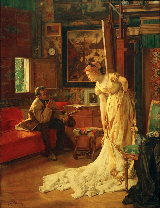 Der Maler od. Das Atelier von Alfred Stevens