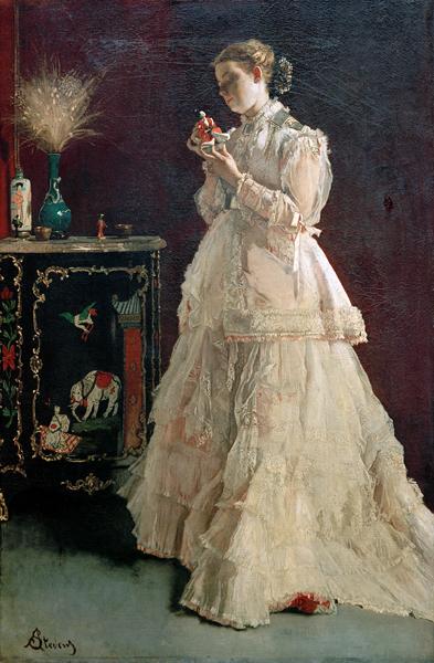 Die Dame in Rosa 1866