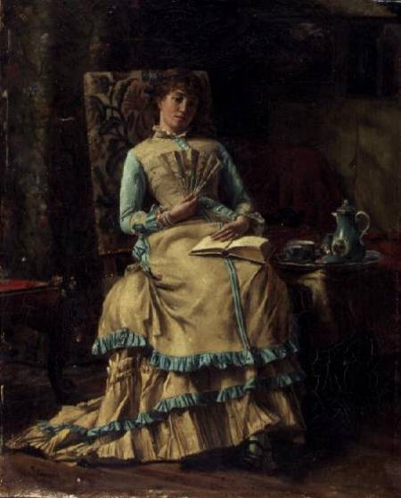 Woman in an Interior von Alfred Stevens