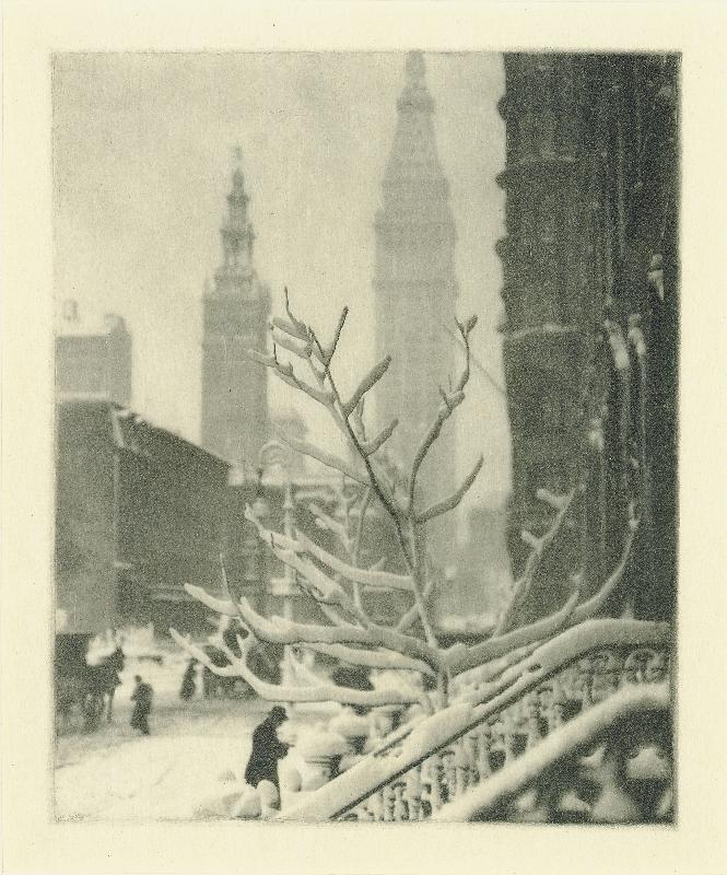 Zwei Türme, New York (aus: Camera Work) von Alfred Stieglitz