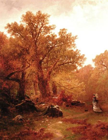 Autumn Stroll von Alfred Thompson Bricher