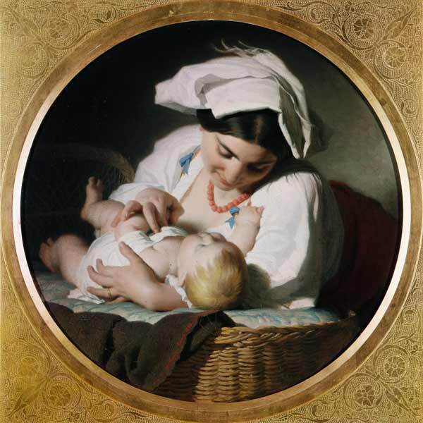 Maternité. von Alfred van Muyden