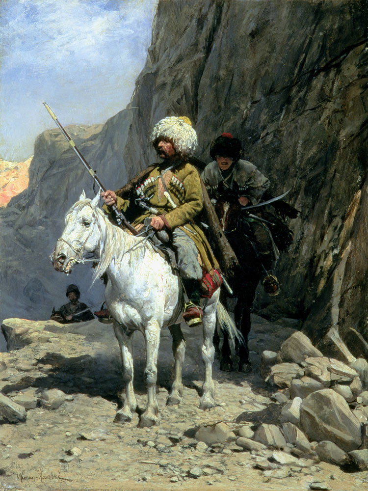 Circassians Patrol von Alfred von Wierusz-Kowalski