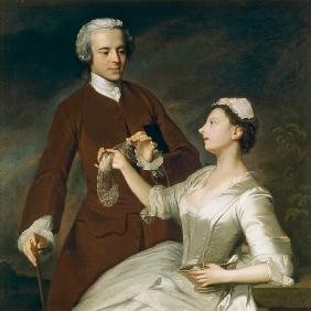 Portrait of Sir Edward and Lady Turner 1740