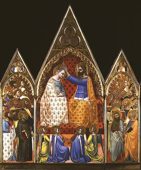 Coronation of the Virgin von Allegretto Nuzi