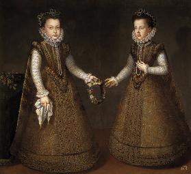 Infanta Isabel Clara Eugenia (1566-1633) und Katharina Michaela von Spanien (1567-1597)