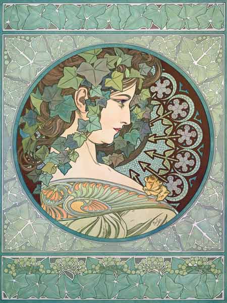 Ivy von Alphonse Mucha