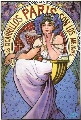 Los Cigarillos Paris (Plakat) 1897
