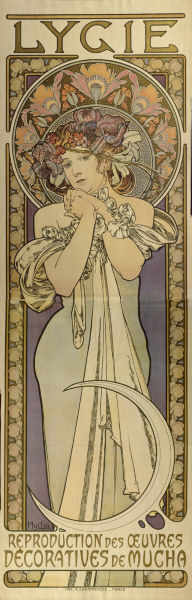 Lygie - Reproduction des oeuvres decoratives de Mucha (Lygie - Wiedergabe der dekorativen Werke von  von Alphonse Mucha