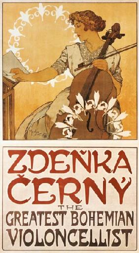 Plakat Zdenka Cerny - The Greatest Bohemian Violoncellist