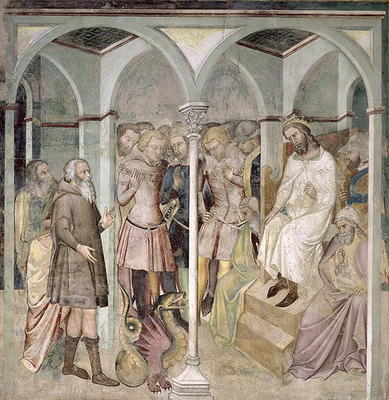Moses and the Brazen Serpent, 1356-67 (fresco) von also Manfredi de Battilori Bartolo di Fredi
