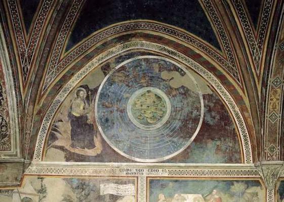 The Creation of the World, 1356-67 (fresco) von also Manfredi de Battilori Bartolo di Fredi