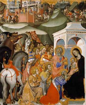 The Adoration of the Magi, c.1380 (oil on panel) 06th-