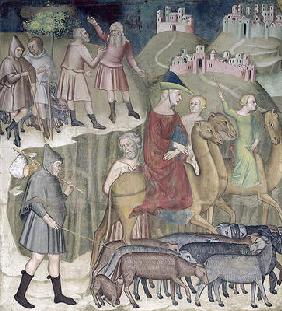 The Separation of Abraham and Lot, 1356-67 (fresco) 06th-