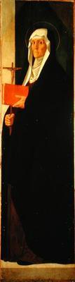 St. Clare, c.1485-90 (tempera on panel) 14th