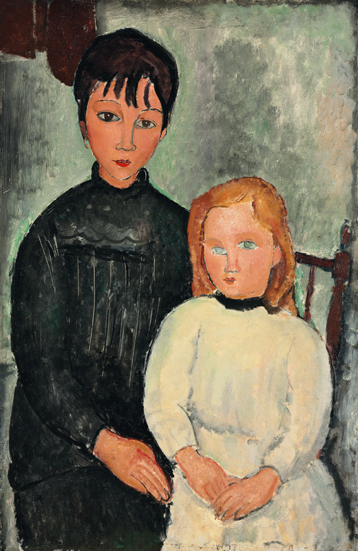 Die beiden Mädchen von Amedeo Modigliani