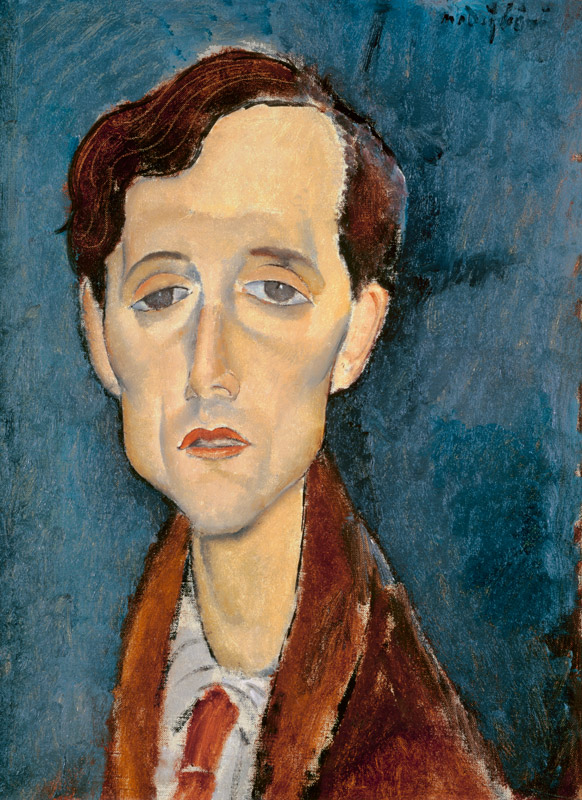 Portrait von Franz Hellens von Amedeo Modigliani