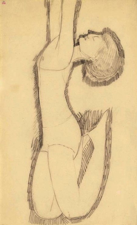 Anna Achmatowa als Akrobatin von Amedeo Modigliani