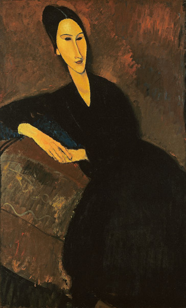 Bildnis Anna Zborowska von Amedeo Modigliani
