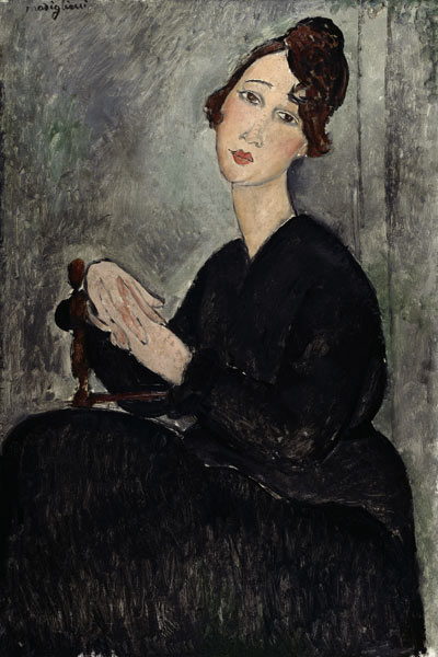 Portrait of Dedie (Dedicated to Odette Hayden) von Amedeo Modigliani