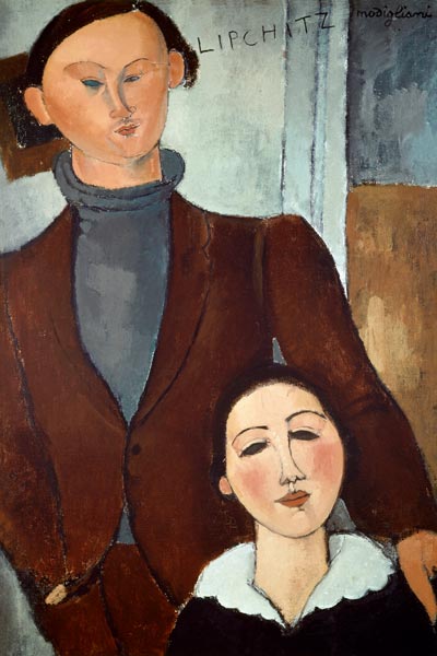 Jacques Lipschitz und seine Frau. von Amedeo Modigliani