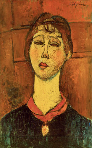 Bildnis der Mme Blanche Dorivale von Amedeo Modigliani