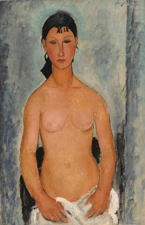 Stehende Nackte von Amedeo Modigliani
