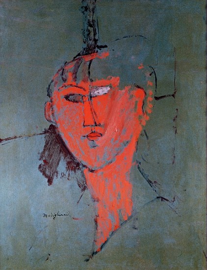 The Red Head von Amedeo Modigliani