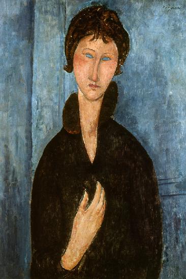 Woman with Blue Eyes c.1918