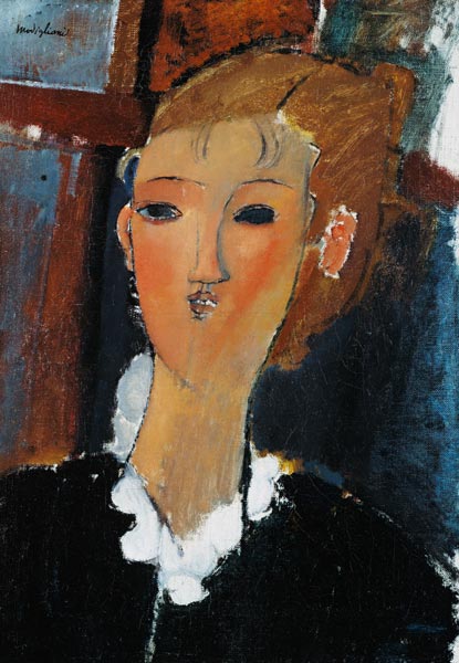 Young Woman in a Small Ruff von Amedeo Modigliani