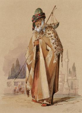 A Dervish with leopard skin c.1855