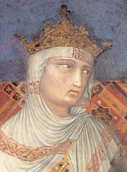 Kopf der Prudentia von Ambrogio Lorenzetti