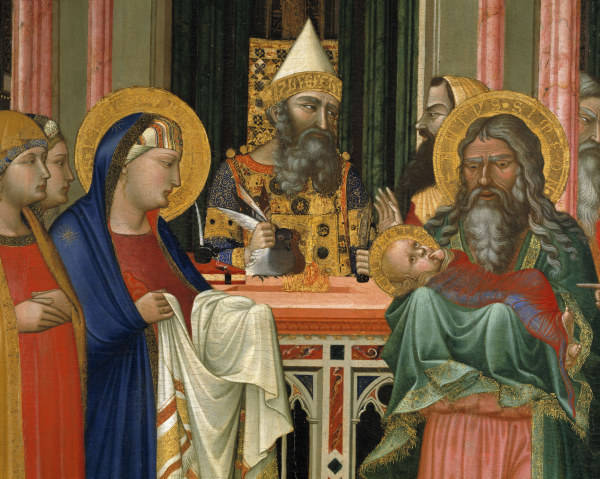 Darstellung im Tempel von Ambrogio Lorenzetti