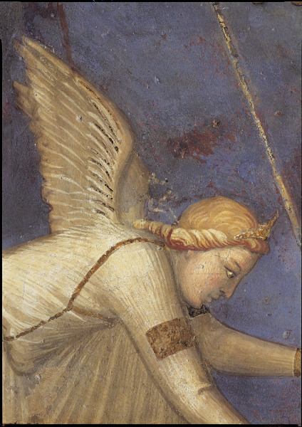 Engel neben der Justitia von Ambrogio Lorenzetti