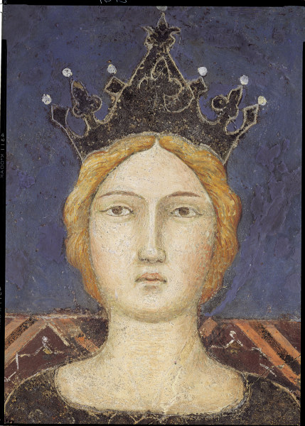 Magnanimitas (Kopf) von Ambrogio Lorenzetti