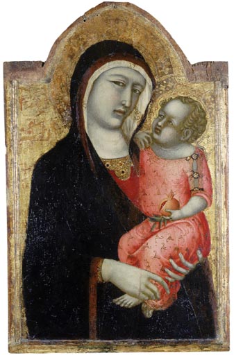 Maria mit Kind von Ambrogio Lorenzetti