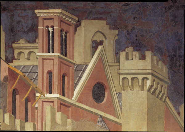 Siena,  Dachlandschaft von Ambrogio Lorenzetti