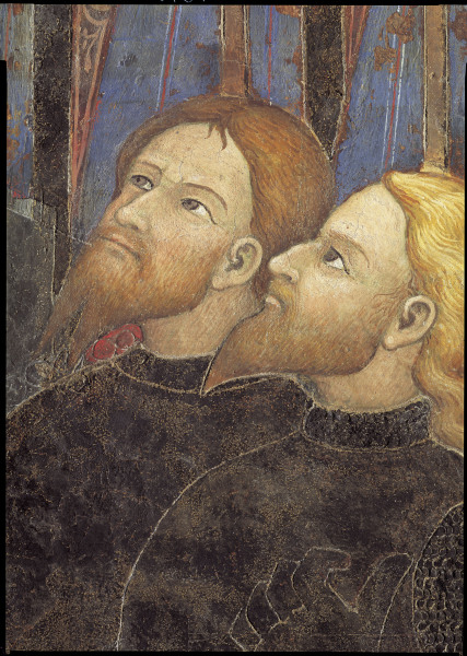 Zwei Krieger von Ambrogio Lorenzetti
