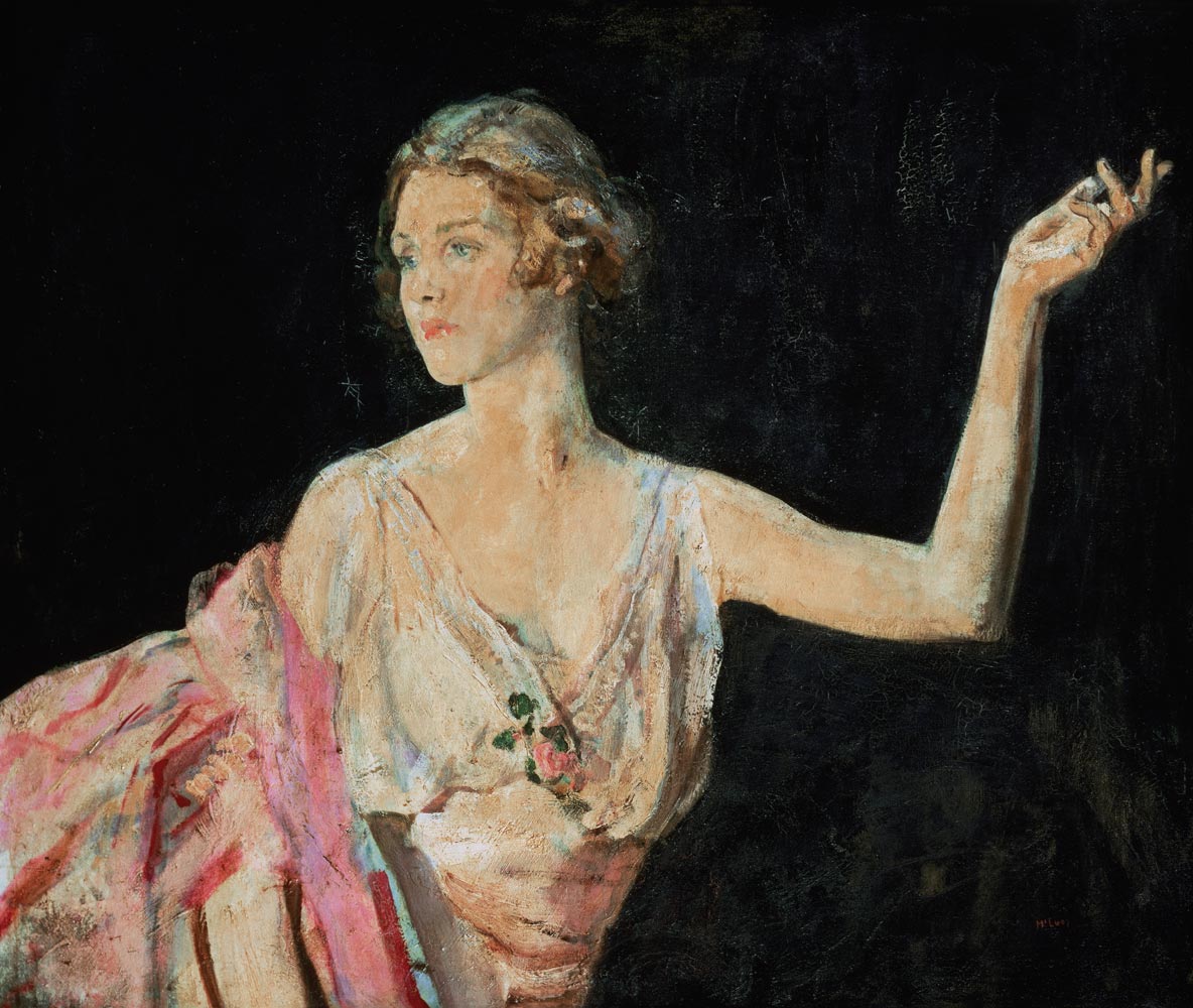 'Call to Orgy', portrait of Lady Diana Cooper von Ambrose McEvoy