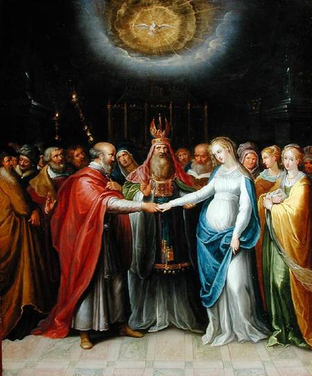 Betrothal of the Virgin von Ambrosius II Francken or Franck
