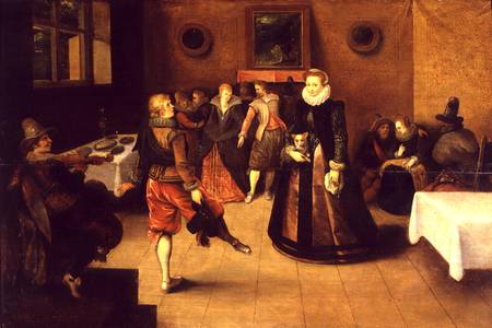 The Dance Lesson von Ambrosius II Francken or Franck