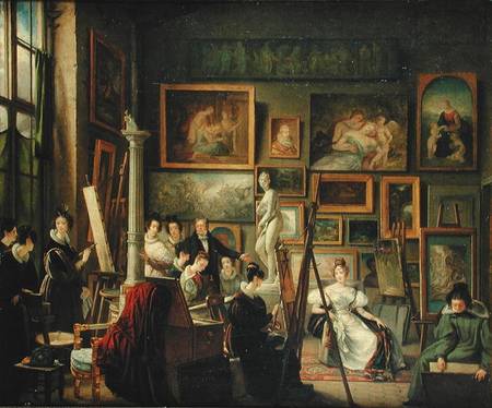 The Artist's Studio von Amelie Legrand de Saint-Aubin