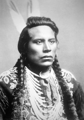 Curley, of the Crow tribe, one of Custer's scouts (b/w photo) 1849