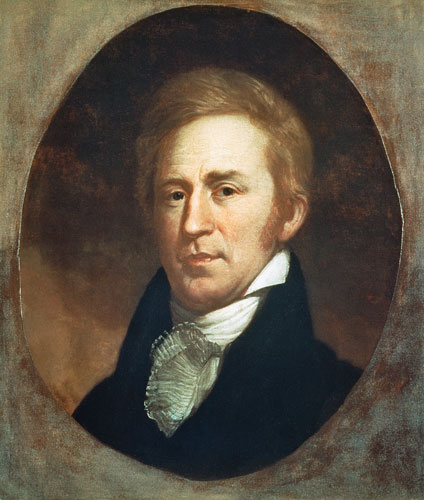 Portrait of William Clark, American explorer and governor of Missouri Territory von American School