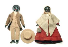 African American Quaker Dolls, c.1840 (mixed media) 1889